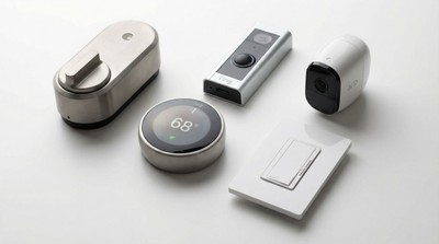 Business owner managing enterprise security from mobile phone