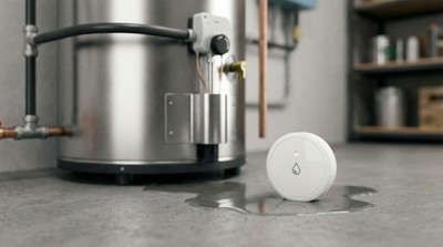 Water leak sensor on floor